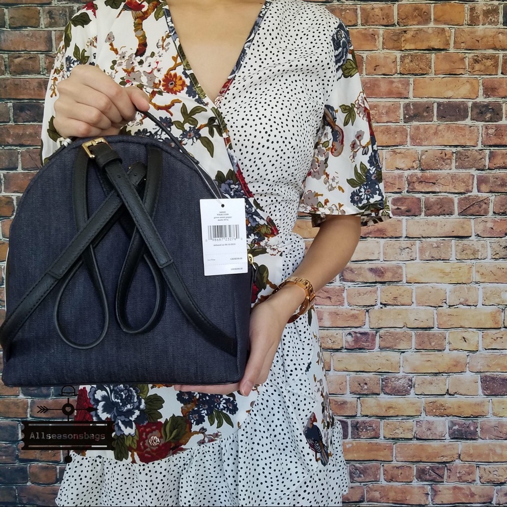 Kate spade denim poppy Sammi grove Street backpack - Picture 6 of 8